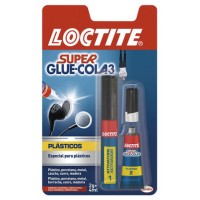 LOCTITE SUPERGLUE-3 PLÁSTICOS DIFÍCILES BL 4 ML + 2 GR LOCTITE 2642430 (Espera 4 dias)