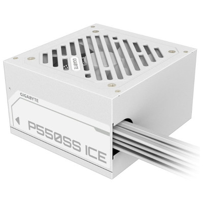 GIGABYTE P550SS ICE Fuente de Alimentaci&oacute;n - PCIe 5.0, 80 PLUS Silver, Ventilador de 120 mm, Compatible con ATX 3.0, Enchufe EU (Espera 4 dias)