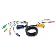 Aten 2L5303P cable para video, teclado y ratón (kvm) Negro 3 m (Espera 4 dias)