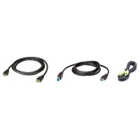 ATEN 2L-7D02UHX3 cable para video, teclado y ratón (kvm) Negro 1,8 m (Espera 4 dias)