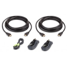 Aten 2L-7D03UHX5 cable para video, teclado y ratón (kvm) 3 m Negro (Espera 4 dias)