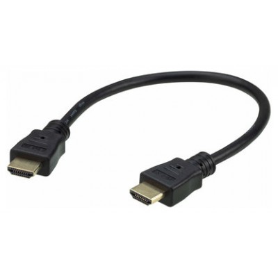 Aten 0.3M High Speed HDMI Cable with Ethernet cable HDMI 0,3 m HDMI tipo A (Estándar) Negro, Oro (Espera 4 dias)