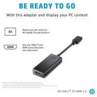 HP Adaptador HDMI de USB-C a HDMI 2.0 para Pantalla Externa (Reproduccion de Video 4K, 60 Hz