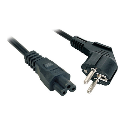 Lindy 2m, CEE 7/7 - IEC 320 C5 Negro CEE7/7 C5 acoplador (Espera 4 dias)-SX27 Lindy 2m, CEE 7/7 - IEC 320 C5 Negro CEE7/7 C5 acoplador (Espera 4 dias)