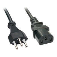 Lindy 30425 cable de transmisión Negro 0,7 m C13 acoplador (Espera 4 dias)-15SX Lindy 30425 cable de transmisión Negro 0,7 m C13 acoplador (Espera 4 dias)