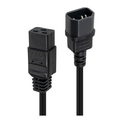 Lindy 30490 cable de transmisión Negro 1 m IEC C14 IEC C19 (Espera 4 dias)-SX25 Lindy 30490 cable de transmisión Negro 1 m IEC C14 IEC C19 (Espera 4 dias)