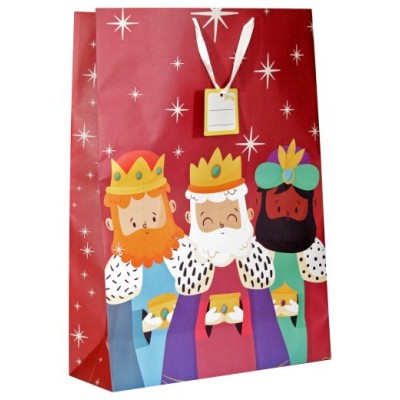 BOLSA JUMBO REYES MAGOS (40X70X18 CM) COLORES SURTIDOS BISMARK 333602 (Espera 4 dias)-SX188 BOLSA JUMBO REYES MAGOS (40X70X18 CM) COLORES SURTIDOS BISMARK 333602 (Espera 4 dias)