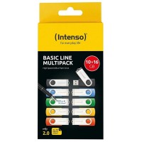 Intenso Basic Line Multipack L&aacute;piz USB2.0 16GB 10u