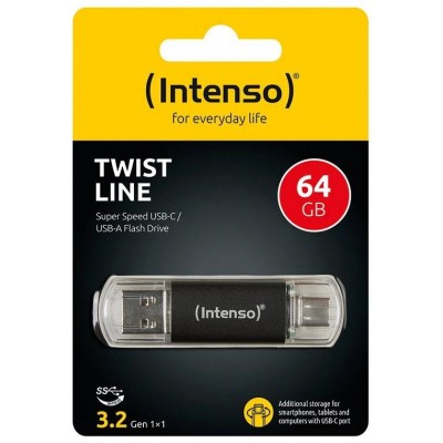 Intenso Twist Line L&aacute;piz USB 3.2 A+C 256Gb