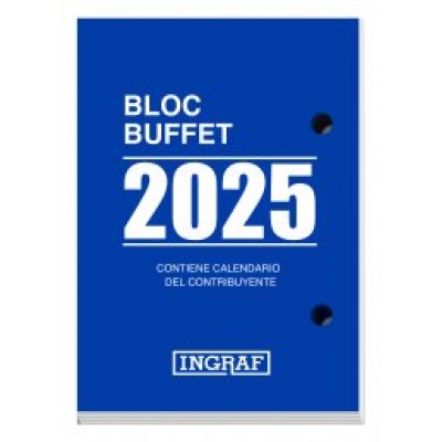 BLOC 2025 BUFFET CASTELLANO INGRAF 355408 (Espera 4 dias)