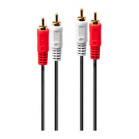 Lindy 35660 cable de audio 1 m 2 x RCA Rojo, Blanco (Espera 4 dias)-7SX Lindy 35660 cable de audio 1 m 2 x RCA Rojo, Blanco (Espera 4 dias)