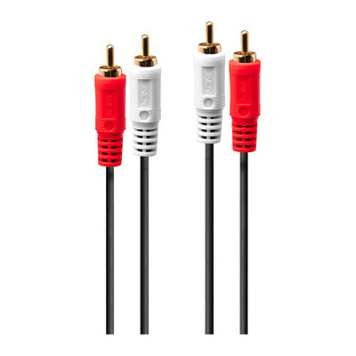 Lindy 35662 cable de audio 3 m 2 x RCA Negro, Rojo, Blanco (Espera 4 dias)-SX10 Lindy 35662 cable de audio 3 m 2 x RCA Negro, Rojo, Blanco (Espera 4 dias)