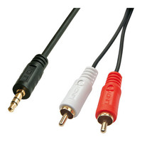 Lindy 35685 cable de audio 10 m 2 x RCA 3,5mm Negro (Espera 4 dias)