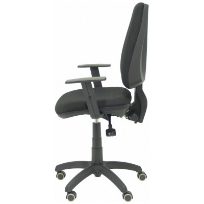 PIQUERAS Y CRESPO Silla Elche S bali negro brazos regulables ruedas de parque