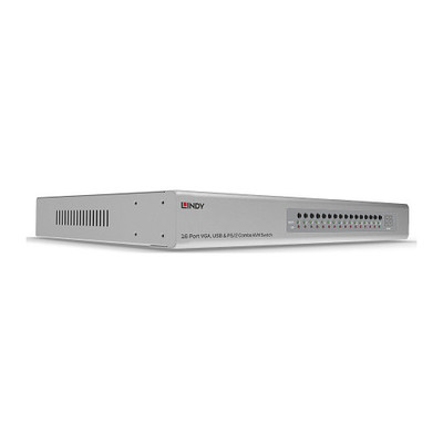 Lindy 39527 interruptor KVM Montaje en rack Plata (Espera 4 dias)-SX1,798 Lindy 39527 interruptor KVM Montaje en rack Plata (Espera 4 dias)