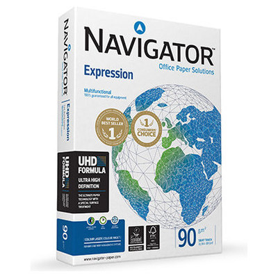 Navigator Expression papel para impresora de inyecci&oacute;n de tinta A4 (210x297 mm) 500 hojas Blanco (MIN5) (Espera 4 dias)