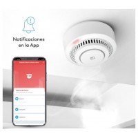 DETECTOR DE SEGURIDAD DE HUMOS SMART WIFI GARZA 401345C (Espera 4 dias)