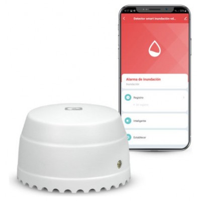 DETECTOR DE SEGURIDAD DE INUNDACION SMART WIFI GARZA 401346C (Espera 4 dias)