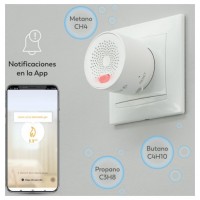 DETECTOR DE SEGURIDAD DE GAS SMART WIFI GARZA 401347C (Espera 4 dias)