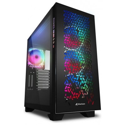 CAJA SHARKOON ELITE SHARK CA300H ATX 2XUSB3.0 SIN FUENTE NEGRO