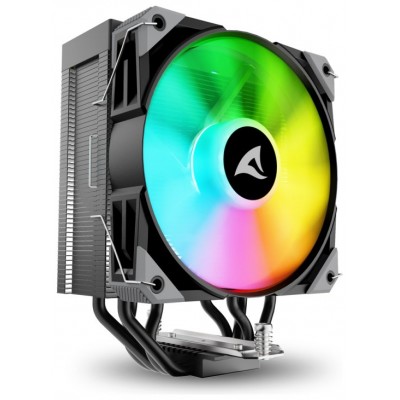 VENTILADOR CPU SHARKOON A40 RGB 120MM NEGRO-SX6 VENTILADOR CPU SHARKOON A40 RGB 120MM NEGRO