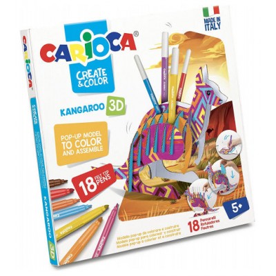 SET CREATE & COLOR KANGAROO 3D CARIOCA 42903 (Espera 4 dias)