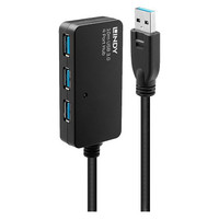 Lindy 43159 hub de interfaz USB 3.2 Gen 1 (3.1 Gen 1) Type-A 5000 Mbit/s Negro (Espera 4 dias)-27SX Lindy 43159 hub de interfaz USB 3.2 Gen 1 (3.1 Gen 1) Type-A 5000 Mbit/s Negro (Espera 4 dias)