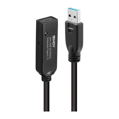 Lindy 43376 cable USB USB 3.2 Gen 1 (3.1 Gen 1) 10 m USB A USB C Negro (Espera 4 dias)-SX494 Lindy 43376 cable USB USB 3.2 Gen 1 (3.1 Gen 1) 10 m USB A USB C Negro (Espera 4 dias)