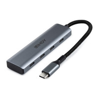Lindy 43414 hub de interfaz USB 3.2 Gen 2 (3.1 Gen 2) Type-C 10000 Mbit/s Gris (Espera 4 dias)-5SX Lindy 43414 hub de interfaz USB 3.2 Gen 2 (3.1 Gen 2) Type-C 10000 Mbit/s Gris (Espera 4 dias)