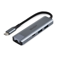 Lindy 43422 hub de interfaz USB 3.2 Gen 2 (3.1 Gen 2) Type-C 10000 Mbit/s Gris (Espera 4 dias)-11SX Lindy 43422 hub de interfaz USB 3.2 Gen 2 (3.1 Gen 2) Type-C 10000 Mbit/s Gris (Espera 4 dias)