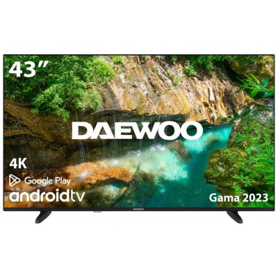 TV LED 43" DAEWOO 4K UHD ANDROID SMART TV WIFI HDR HDMI USB BLUETOOTH TDT2 SATELIT (Espera 4 dias)