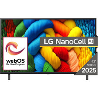 TV LG NANOCELL 43NANO80A3B 43" 4K ULTRA HD SMART TV WIFI NEGRO-51SX TV LG NANOCELL 43NANO80A3B 43" 4K ULTRA HD SMART TV WIFI NEGRO