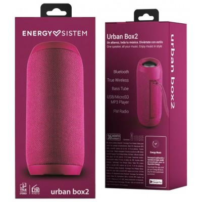 Energy Sistem Altavoces urban box 2 magenta