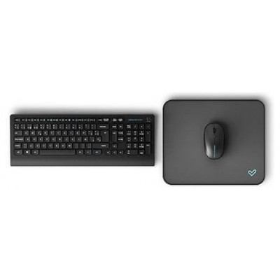 Kit Wireless De Teclado Mouse Y Alfombrilla Energy