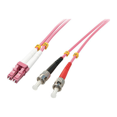 Lindy 46355 Cable de fibra &oacute;ptica e InfiniBand 15 m LC ST Rosa (Espera 4 dias)