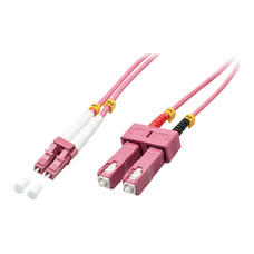 Lindy 46361 Cable de fibra óptica e InfiniBand 2 m LC SC Rosa (Espera 4 dias)-SX3 Lindy 46361 Cable de fibra óptica e InfiniBand 2 m LC SC Rosa (Espera 4 dias)