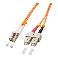 Lindy 1.0m OM2 LC - SC Duplex Cable de fibra &oacute;ptica e InfiniBand 1 m Naranja (Espera 4 dias)