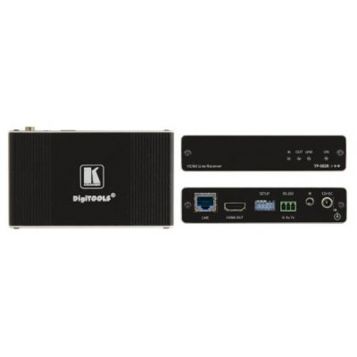 Kramer Electronics TP-583R extensor audio/video Receptor AV Negro (Espera 4 dias)