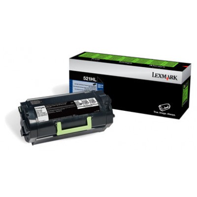 Lexmark 520HAL Cartucho de toner de rendimiento alto para etiquetas