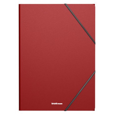 CARPETA CON GOMAS ELÁSTICAS MATT CLASSIC, A4, ROJO ERICH KRAUSE 53324 (MIN4) (Espera 4 dias)