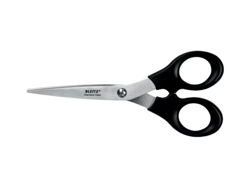 TIJERAS ACERO INOXIDABLE 165 MM (BL&Iacute;STER CART&Oacute;N), NEGRO LEITZ 54230095 (Espera 4 dias)