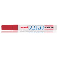 MARCADOR PERMANENTE PUNTA M 2,2-2,8MM. ROJO UNI-BALL 545582000 (MIN12) (Espera 4 dias)