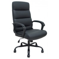 SILLÓN TOLEDO SIMILPIEL NEGRO BASE METÁLICA NEGRA PIQUERAS Y CRESPO 545BSP840 (Espera 4 dias)