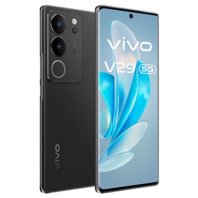 VIVO V29 8+256GB BLACK 17,2 cm (6.78") SIM doble Android 13 5G USB Tipo C 8 GB 4600 mAh Negro (Espera 4 dias)