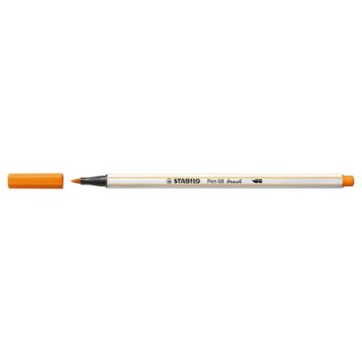 ROTULADOR PUNTA FIBRA PINCEL PEN 68 BRUSH NARANJA STABILO 568/54 (MIN10) (Espera 4 dias)