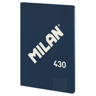 LIBRETA ENCOLADA, PAPEL CUADRICULADO, 48 HOJAS A4, SERIE 1918, AZUL MILAN 57243G48B (Espera 4 dias)