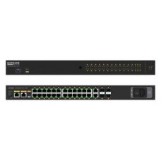 Kramer Electronics M4250-26G4XF-POE+/US Gestionado Gigabit Ethernet (10/100/1000) Energía sobre Ethernet (PoE) Negro (Espera 4 dias)