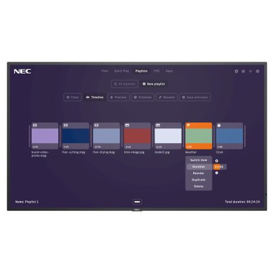 NEC MultiSync M651-MPi4 165,1 cm (65") LCD 500 cd / m² 4K Ultra HD Negro Procesador incorporado 24/7 (Espera 4 dias)-SX426 NEC MultiSync M651-MPi4 165,1 cm (65") LCD 500 cd / m² 4K Ultra HD Negro Procesador incorporado 24/7 (Espera 4 dias)