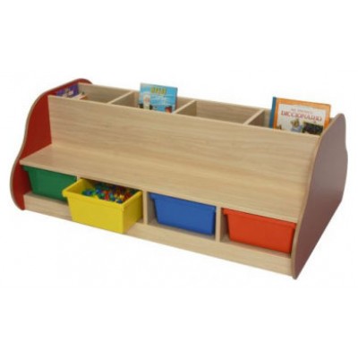 BANCO LIBRERÍA DOBLE 8 NIÑOS HAYA MOBEDUC 602109HP18 (Espera 4 dias)