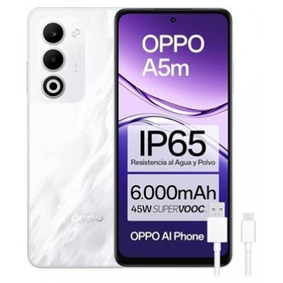 OPPO A5M 256GB 8GB MIST WHITE OEU (Espera 4 dias)